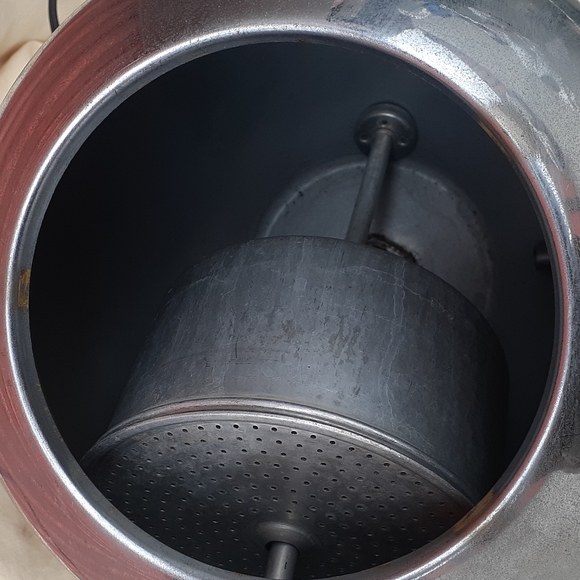 Vintage Bakelite Coffee Percolator Chrome Mid Century Atomic - Picture 5 of 9